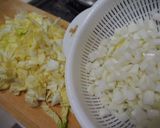 ＊白菜とひき肉のそぼろあんかけ＊作り方1写真