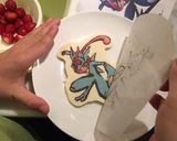 キャラチョコ X'masケーキ ポケモン作り方15写真
