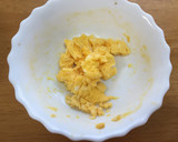 レンジで簡単！キャベツと炒り卵のお浸し作り方4写真