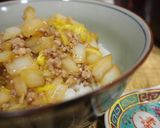 ＊白菜とひき肉のそぼろあんかけ＊作り方9写真