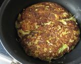 キャベツたっぷりお好み焼き風玉子焼き作り方4写真