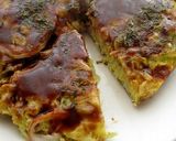キャベツたっぷりお好み焼き風玉子焼き作り方5写真