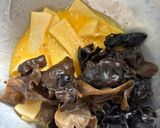 高野豆腐とキクラゲの卵炒め作り方3写真
