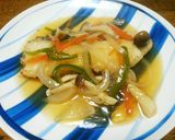 白身魚の洋風野菜あんかけ作り方5写真
