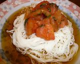 今日のおそうめん：トマトサラダのせ作り方3写真