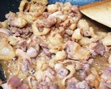 鶏肉簡単！親鳥のかしわバター丼作り方3写真