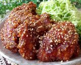 超→おすすめ♡ネギ味噌ソースのチキンカツ作り方15写真