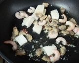 シーフードミックスでトマトと魚介のパスタ作り方5写真