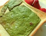 塩抹茶*白チョコトースト 焼きver.作り方7写真