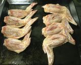 手羽先の鉄板プレス焼き作り方3写真