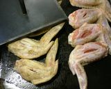 手羽先の鉄板プレス焼き作り方5写真