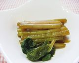わさびの茎の麺つゆ漬け・花わさびでもOK作り方10写真
