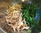 豆苗としっとり鶏胸肉の中華風サラダ♪作り方6写真