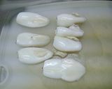 つまみに最適。奈良漬とチーズのヒイカ包み作り方1写真