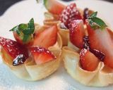 餃子の皮アレンジ☆ 簡単イチゴタルト作り方8写真