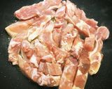 焦がし大豆と柔らか鶏のトマトデミグラス作り方1写真