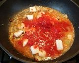 シーフードミックスでトマトと魚介のパスタ作り方7写真