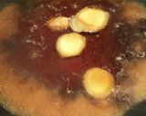 フライパンで作る子持ち浅羽カレイの煮付け作り方3写真