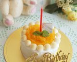 離乳食☆1歳のトロピカルバースデーケーキ作り方7写真