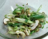 新潟美人トースト♡カレー風味ネギきのこ作り方3写真