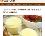 牛乳と卵だけ。手鍋で濃厚プリン作り方7写真