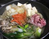 時短!フライパンひとつで、すき焼き丼作り方3写真