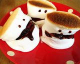 ハロウィンおやつ☆焼きマシュマロおばけ作り方9写真