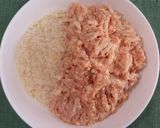 豆腐もやしハンバーグ（スパゲティの上に）作り方4写真