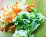 野菜たっぷりマカロニきのこサラダ作り方5写真