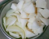 鶏肉と大根のミルクみそ煮作り方1写真