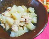 鶏肉と大根のミルクみそ煮作り方6写真