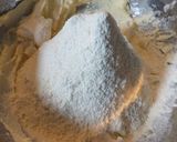 材料5つ☆卵なしさつまいもレーズンタルト作り方4写真