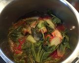 白菜と油揚げのトマト煮作り方5写真