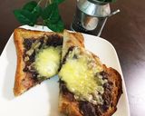 名古屋名物小倉トーストonチーズ作り方4写真