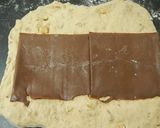 コーヒーナッツパンの簡単チョコ折込パン作り方3写真