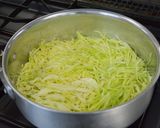 春キャベツの卵とじのせほんのりご飯作り方4写真