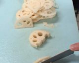 シャキシャキれんこんと銀杏のピザ作り方3写真