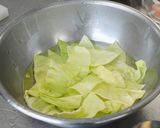 春キャベツのみそチキン風味のせ作り方1写真