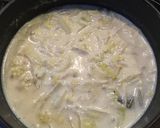 白菜の豆乳スープ作り方6写真