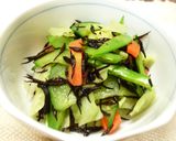 給食レシピ　ひじきと旬野菜のサラダ作り方9写真