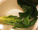 オイソうにソースで☆ほうれん草きのこ炒め作り方3写真