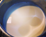さけフレークとほうれん草の豆乳スープ作り方3写真