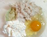 蓮根と白菜のお好み焼き作り方4写真