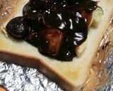 残ったポテサラ生チョコトースト♪作り方3写真