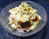 イカの塩辛とクリームチーズのポテサラ作り方6写真