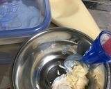 酒かすペースト利用術。お餅でお好み焼き。作り方4写真