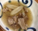 ☆牛スジとごぼうを使った肉吸い作り方4写真