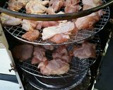 鶏ももの桜燻しニンニク竜田作り方10写真