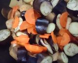 セロリとなすと鶏肉のピリ辛中華炒め♪作り方9写真