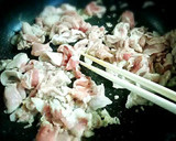新玉ねぎと豚玉のピリ辛生姜焼き作り方5写真
